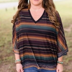 Crazy Train- Mexico Mesquite Top. L/XL